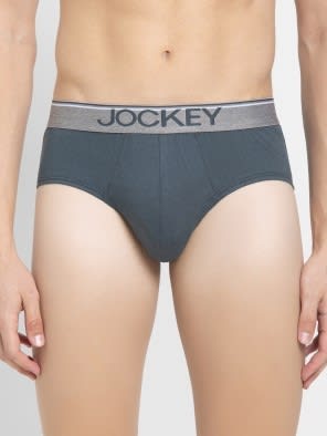 Deep Slate Square Cut Brief Pack of 2