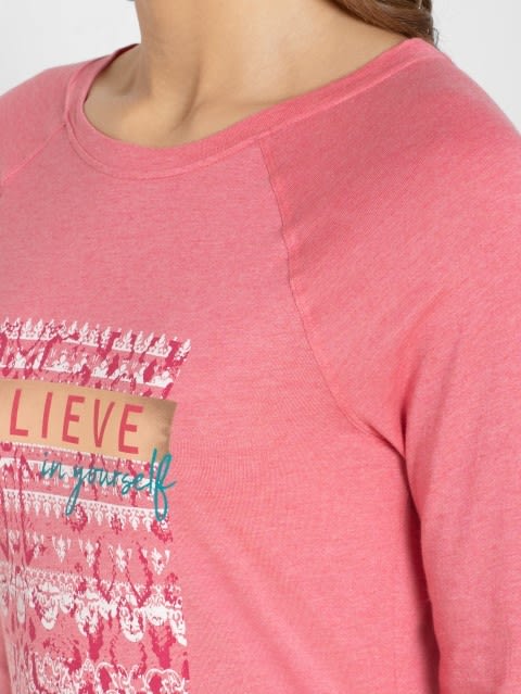 CamRose Melange Three Quarter Sleeve T-Shirt