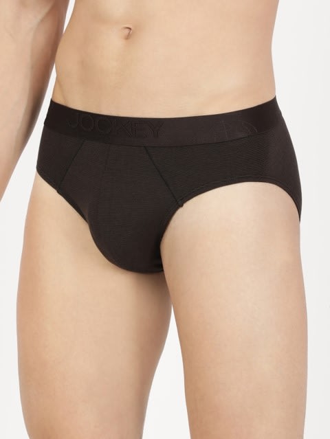 Tencel Micro Modal Cotton Elastane Stretch Solid Brief with Ultrasoft Waistband