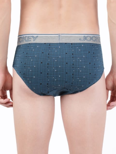 Super Combed Cotton Printed Brief with Ultrasoft Waistband
