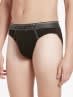 Men's Super Combed Cotton Rib Solid Brief with Ultrasoft Waistband - Brown(Pack of 2)