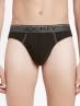 Men's Super Combed Cotton Rib Solid Brief with Ultrasoft Waistband - Brown(Pack of 2)