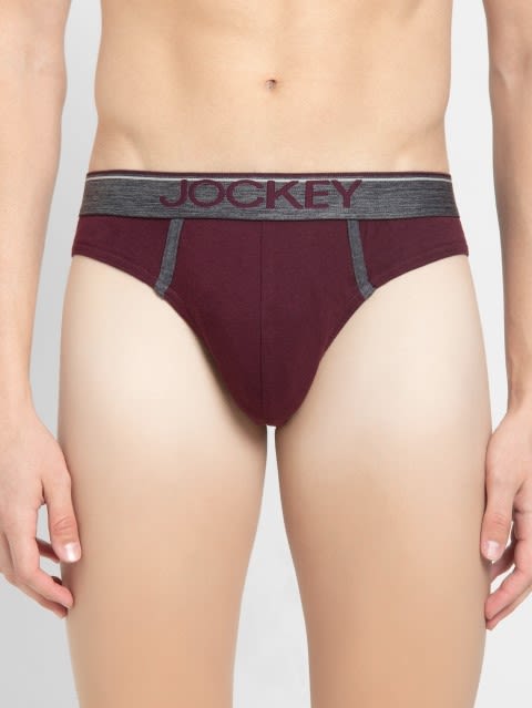 Low Rise Brief with Exposed Waistband (Pack of 2) - Wine Tasting