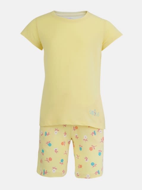 Pale Banana Shorts & T-Shirt Set