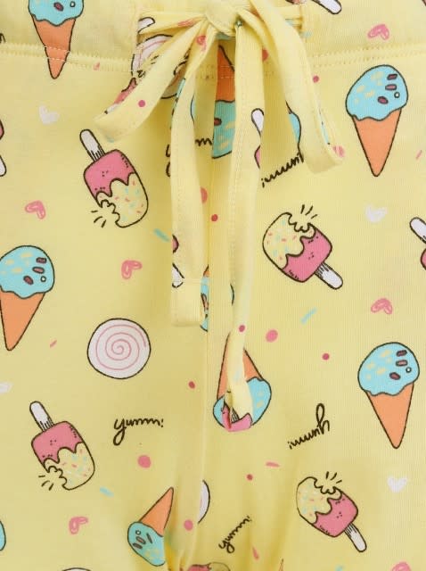 Pale Banana Pyjama & T-Shirt Set