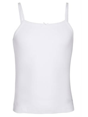 White Girls Camisole Pack of 3