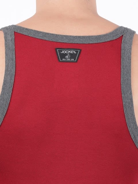 Red Pepper with Assorted Bias Fashion Vest