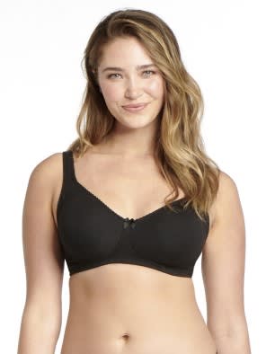 Wirefree Non Padded Super Combed Cotton Elastane Stretch Full Coverage Plus Size Bra