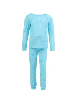 Blue Radiance AOP T-shirt Pyjama Set
