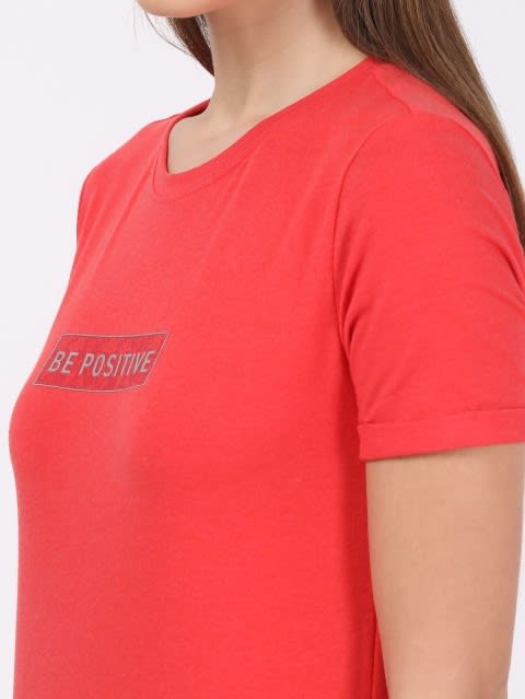 Cayenne Melange Graphic T-Shirt