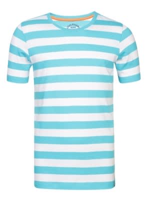 Super Combed Cotton Striped Half Sleeve T-Shirt