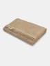 Cotton Terry Ultrasoft and Durable Patterned Bath Towel - Camel