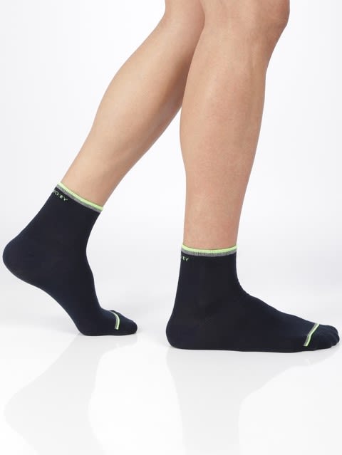 Casual Ankle Socks for Men (Pack of 2) - Navy