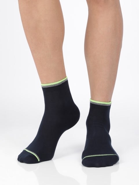 Casual Ankle Socks for Men (Pack of 2) - Navy