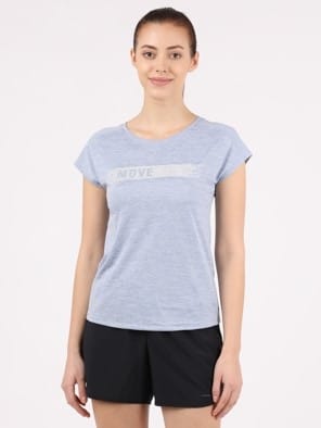 Microfiber Fabric Breathable Mesh Round Neck T-Shirt