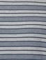 Striped Round Neck Half Sleeve T-Shirt for Men  - Mid Grey & Insignia Blue