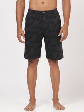 Super Combed Cotton Rich Straight Fit Printed Shorts