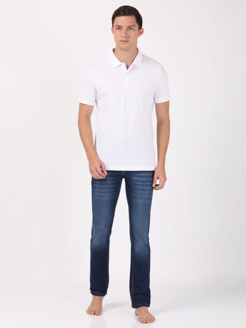 White Mens Polo T-Shirt