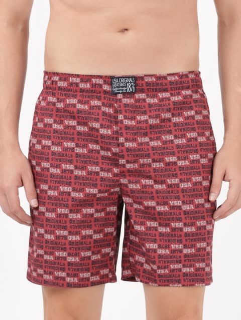 Navy Brick Red Boxer Shorts Pack of 2