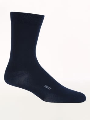 Navy Men Calf Length Sock