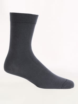 Gunmetal Men Calf Length Socks For Men