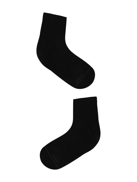 Men's Modal Cotton Stretch Ankle Length Socks with Stay Fresh Treatment - Black