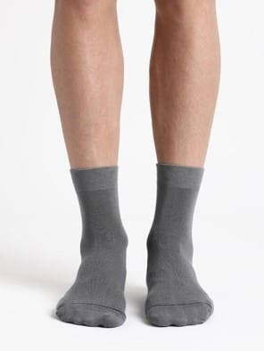 Mid Grey Ankle Length Sock