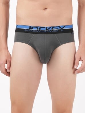 Super Combed Cotton Rib Solid Brief with Ultrasoft Waistband