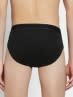 Men's Super Combed Cotton Solid Brief with Stay Fresh Properties - Black (Pack of 2)
