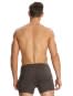 Men's Super Combed Cotton Rib Solid Boxer Brief with Ultrasoft Concealed Waistband - Mountain Biking Brown(Pack of 2)