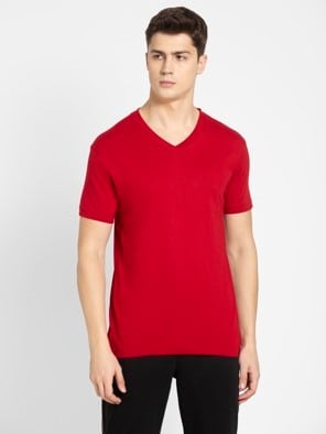 Shanghai Red V-Neck T-shirt