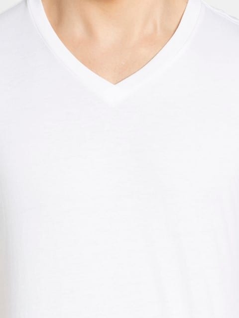 White V-Neck T-shirt