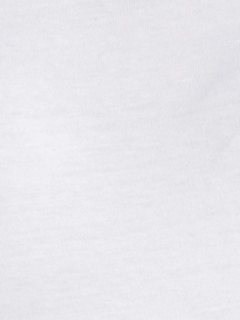 Women's Super Combed Cotton Elastane Stretch Regular Fit Solid V Neck Half Sleeve T-Shirt - White