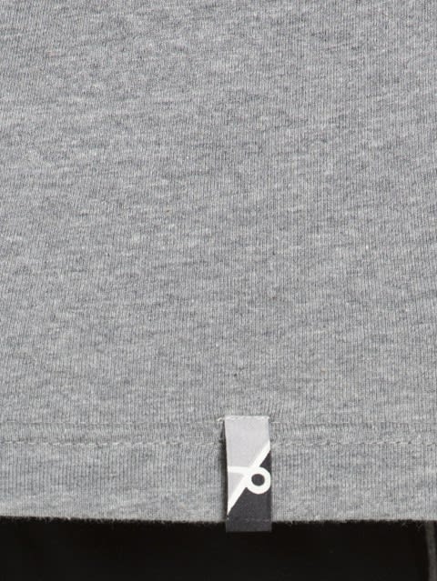 Regular Fit Round Neck Half Sleeve T-Shirt for Men - Grey Melange