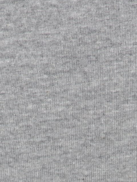 Regular Fit Round Neck Half Sleeve T-Shirt for Men - Grey Melange