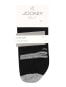 Dual-Tone Ankle Socks for Men - Black