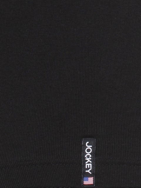 Men's Super Combed Cotton Rib Square Neckline Gym Vest with Back Panel Graphic Print - Black & Grey Melange