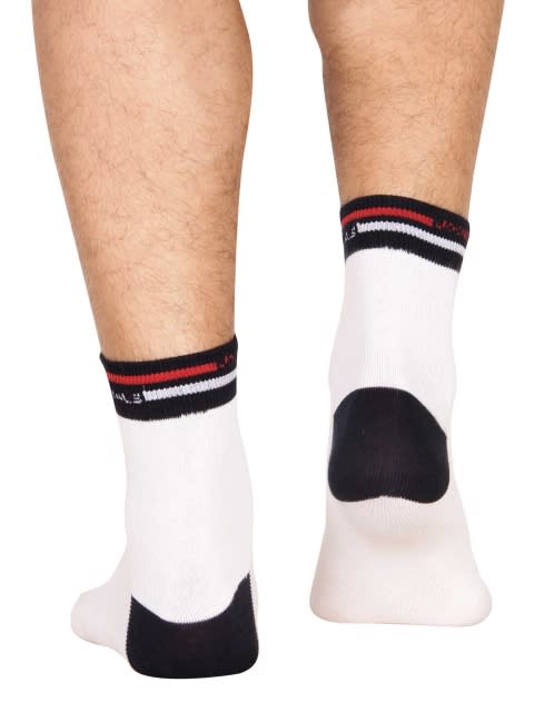 White Men Ankle Socks