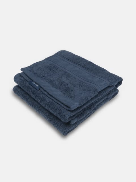 Navy Hand Towel Pack of 2