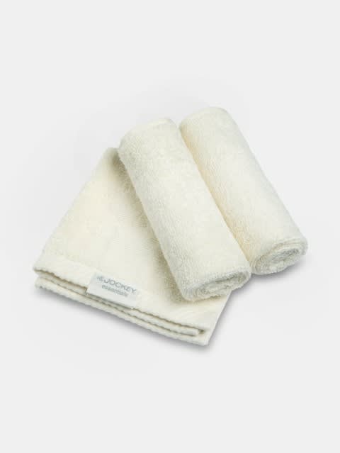 Pearl White Face Towel Pack of 3