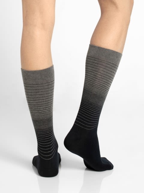 Ultra-soft Modal Calf Length Socks for Men - Navy
