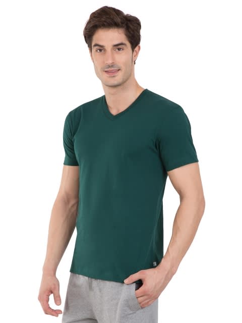 Eden Green V-Neck T-shirt