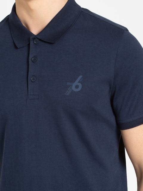 Navy Sport Polo T-Shirt