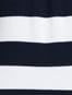 Men's Super Combed Cotton Rich Striped Polo T-Shirt - Navy & White