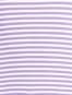 Round Neck 3/4 Sleeve T-Shirt for Women - Paisley Purple & White