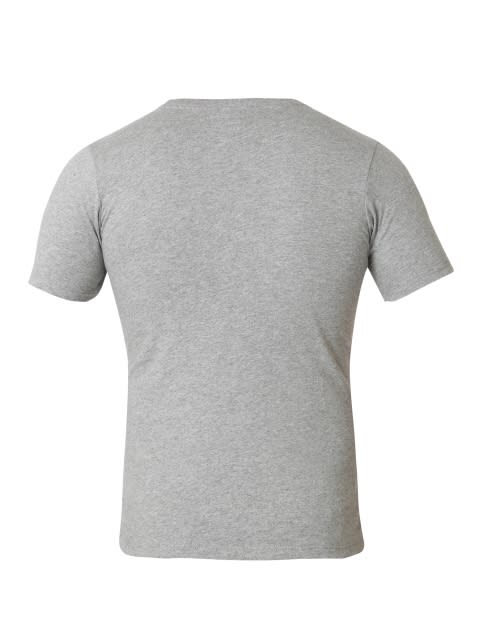 Round Neck Half Sleeve T-Shirt for Boys - Grey Melange Prints