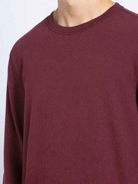 Burgundy Melange Sweatshirt