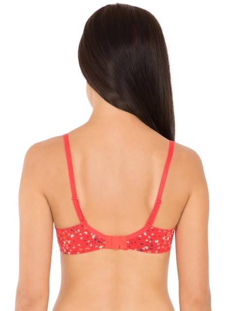 Hibiscus Red Print146 Padded Wired Bra