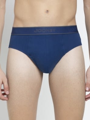 Super Combed Cotton Solid Brief with Stay Fresh Properties