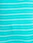 Paradise Teal & Aqua Splash Yarn Dyed Stripe 3/4 Sleeve T-Shirt